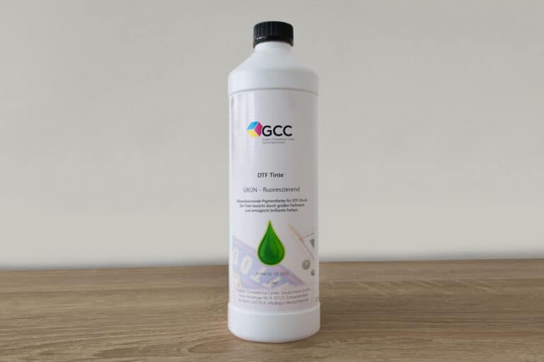 GCC DTF Tinte fluoreszierendes grün, 1 Liter