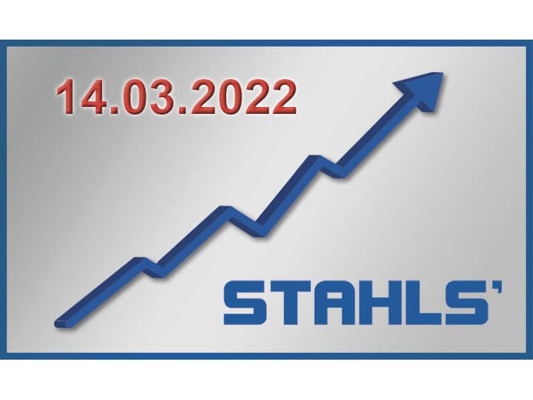 Preissteigerung Stahls 14032022
