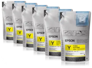 Epson Tinte Sublimation gelb C13T741400 6er