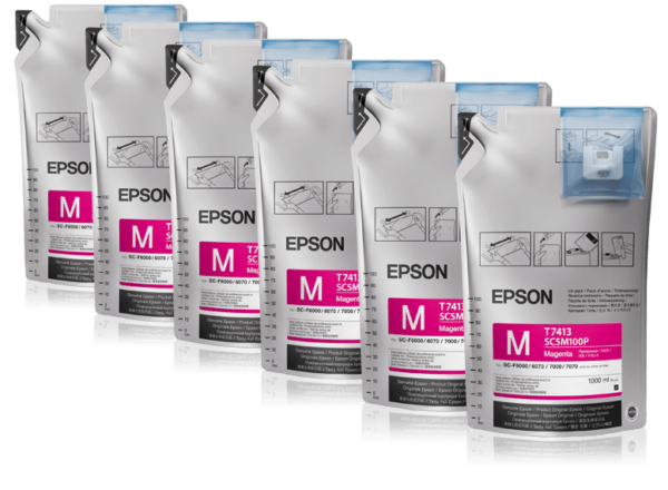 Epson Tinte Sublimation magenta C13T741300 6er