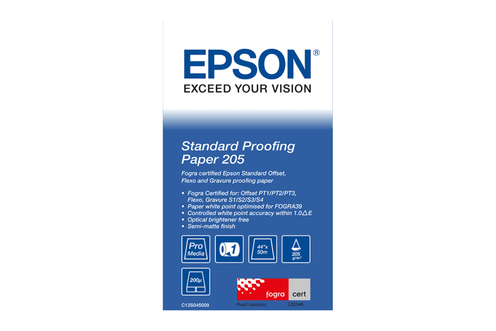 Epson Standard Proofing Paper 205 44 C13S045009