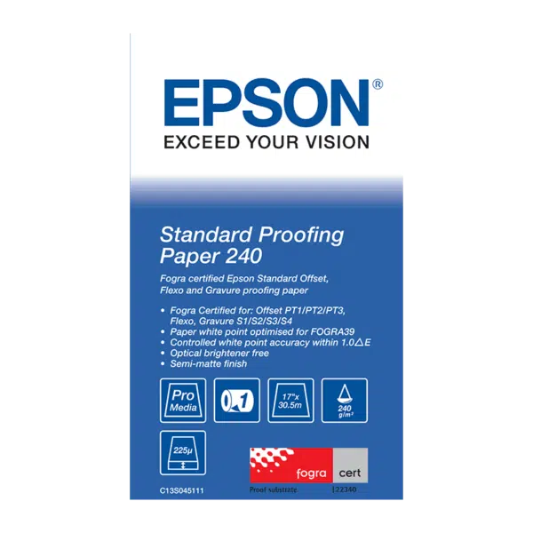 Epson Standard Proofing Paper 240 17 C13S045111