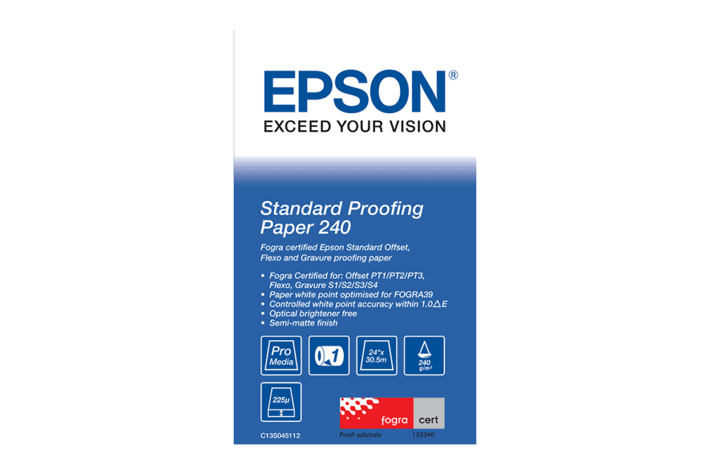 Epson Standard Proofing Paper 240 24 C13S045112