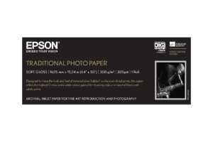 EPSON Traditional Photo Paper - 64″ (162,4 cm) x 15 Meter