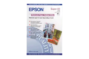 EPSON Water Color Paper Radiant White - DIN A3+ (20 Blatt)