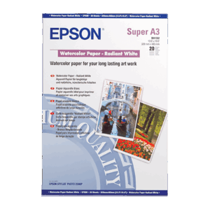 Epson Watercolor Radiant White A3 c13s041352