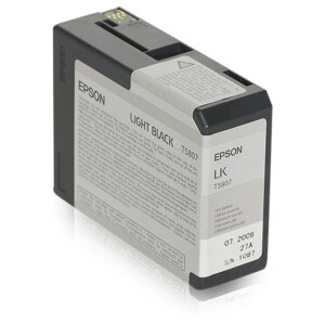 Epson Tinte Stylus Pro 3800 3880 light black C13T580700