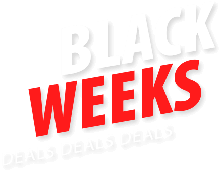black week sales text