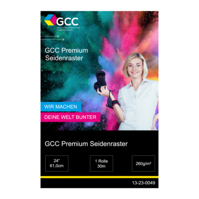 GCC Premium Seidenraster 260g - 24″ (61,0 cm) x 30 Meter